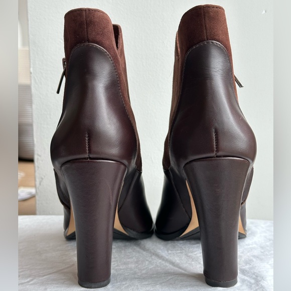 Vince Camuto brown leather and suede boots, size 8.5M / 38.5 - Picture 9 of 11